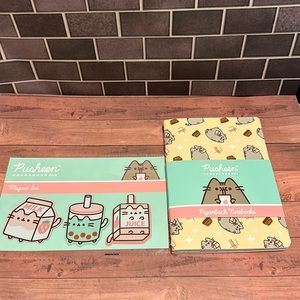 Pusheen Magnet Set & Paperback Notebook x2
